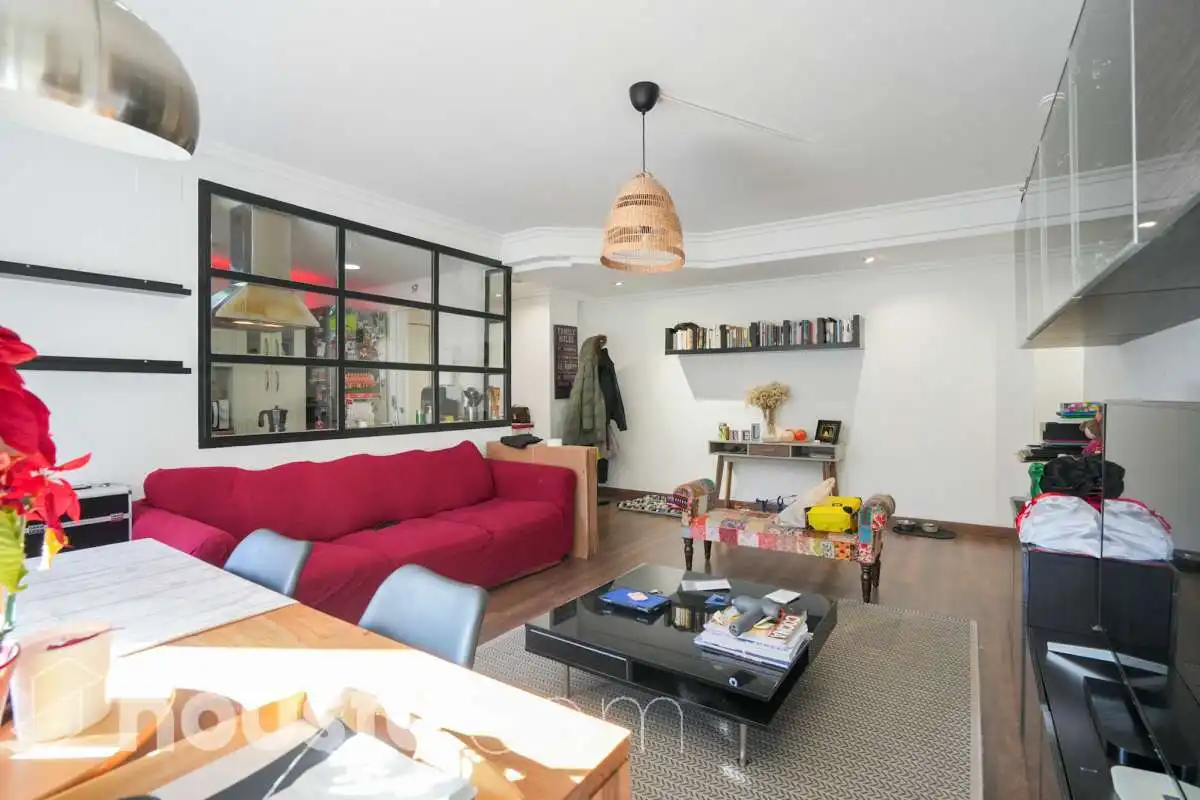 Sala de estar de Planta baja en venta en Las Rozas de Madrid con Aire acondicionado, Calefacción y Jardín privado