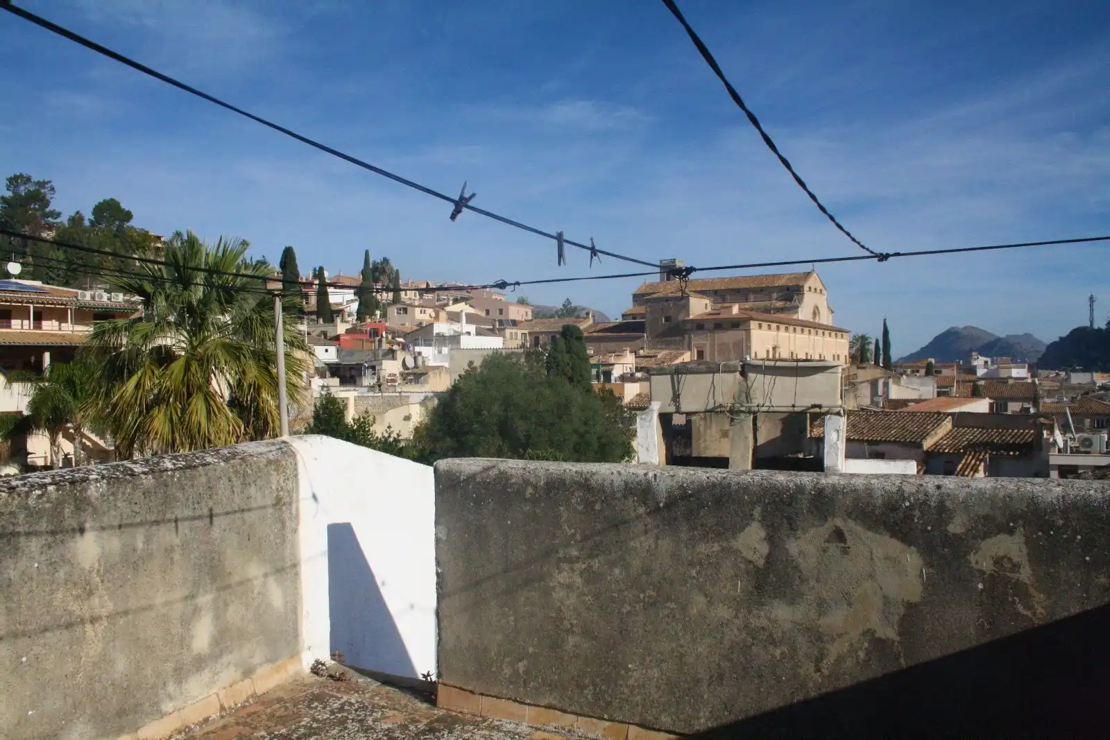 Vista exterior de Casa adosada en venta en Pollença con Terraza, Amueblado y Balcón