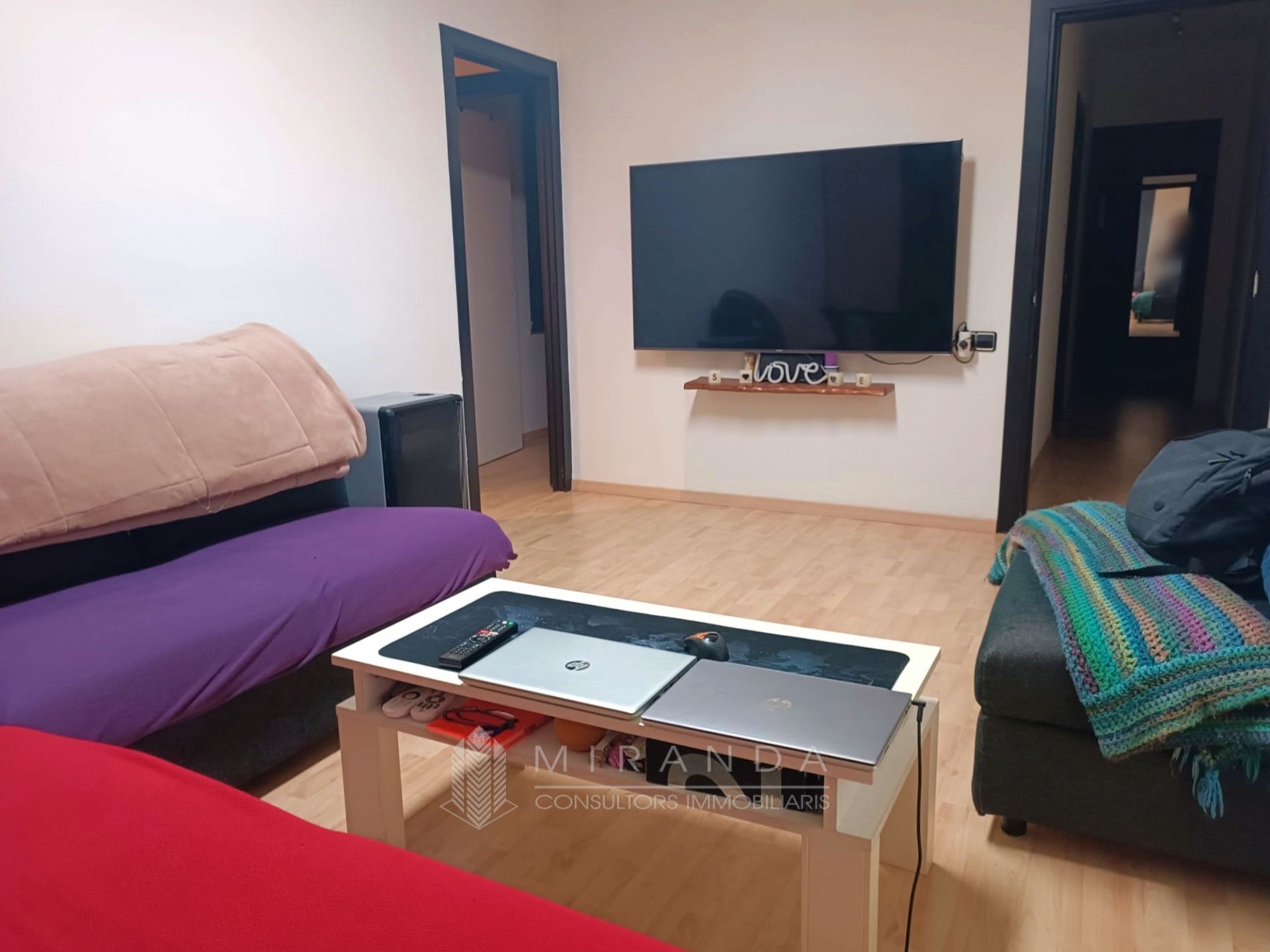 Sala d'estar de Pis en venda en Granollers amb Aire condicionat, Calefacció i Parquet