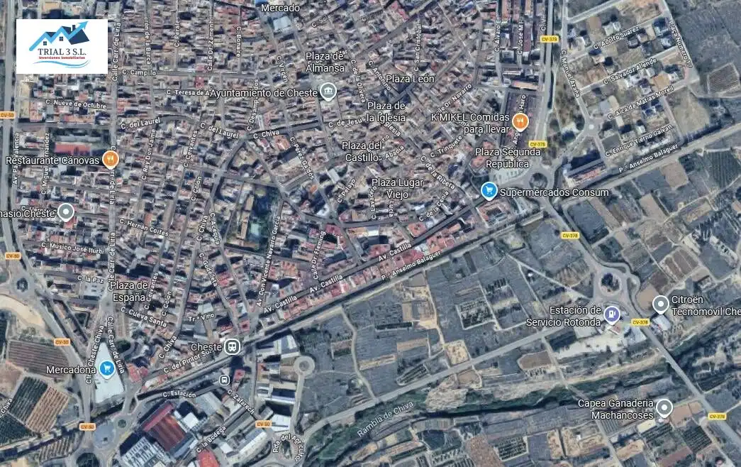 Vista exterior de Piso en venta en Cheste