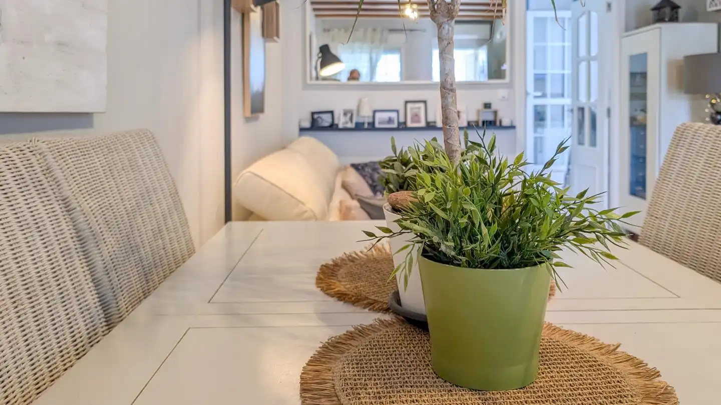 Comedor de Casa adosada en venta en Santa Pola con Aire acondicionado, Jardín privado y Terraza