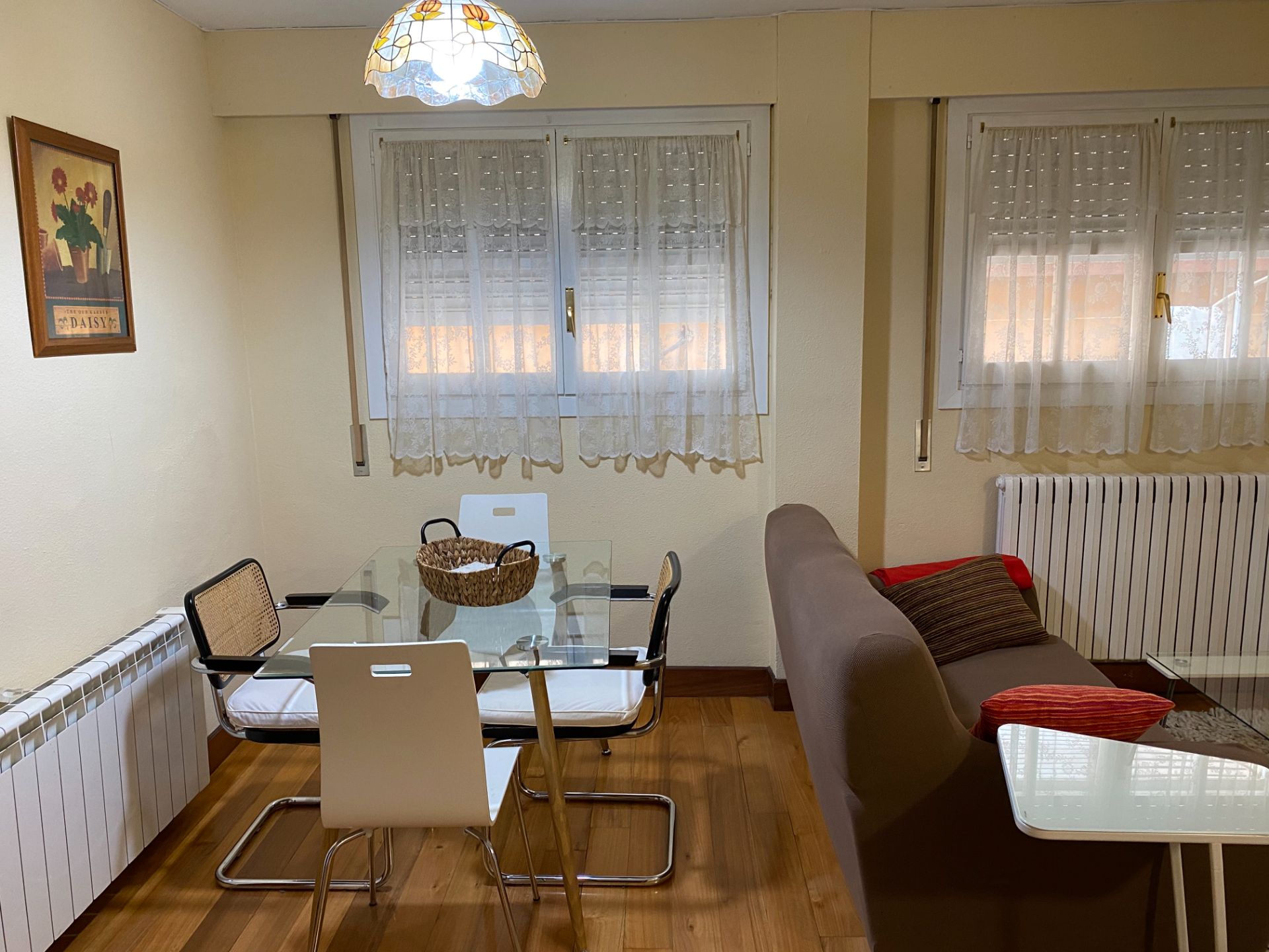 Dining room of Apartment to rent in  Zaragoza Capital  with Air Conditioner, Heating and Parquet flooring