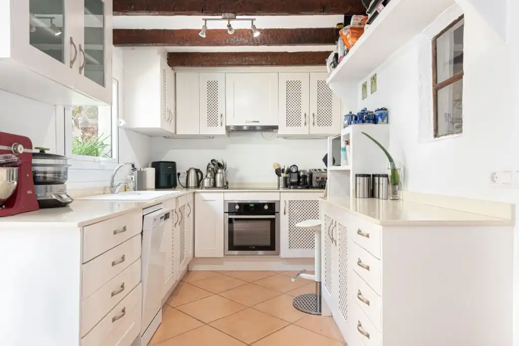 Küche von Country house zum Verkauf in Pollença mit Klimaanlage, Terrasse und Möbliert