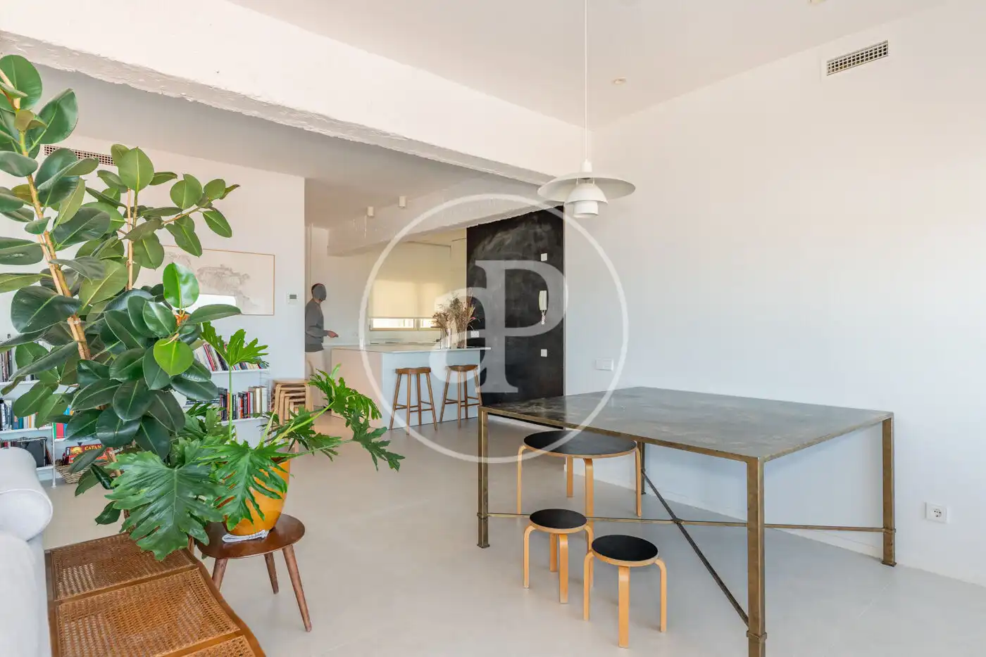 Esszimmer von Wohnung zur Miete in Madrid mit Klimaanlage, Heizung und Terrasse