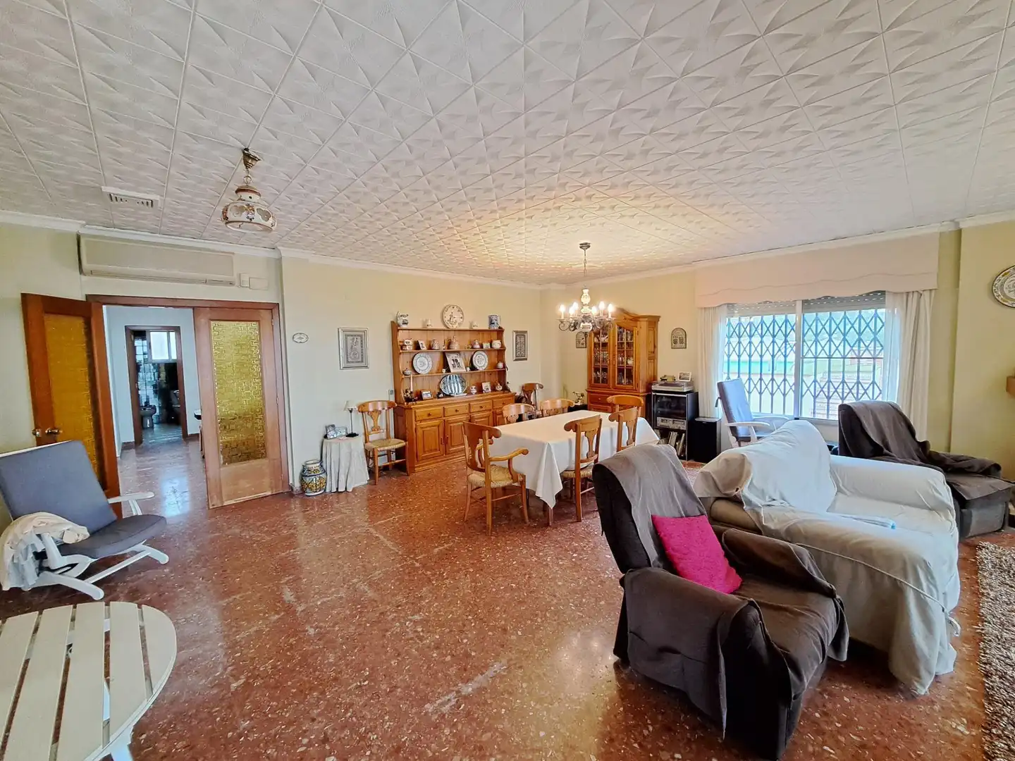 Comedor de Casa o chalet en venta en Alzira con Aire acondicionado, Jardín privado y Terraza