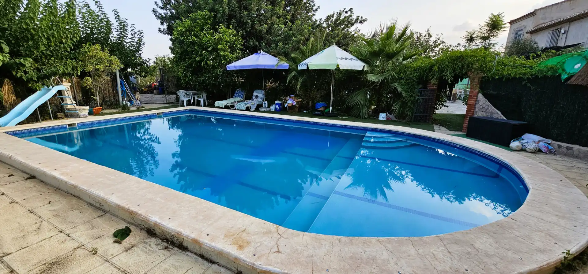 Piscina de Casa o xalet en venda en Totana amb Jardí privat, Terrassa i Traster