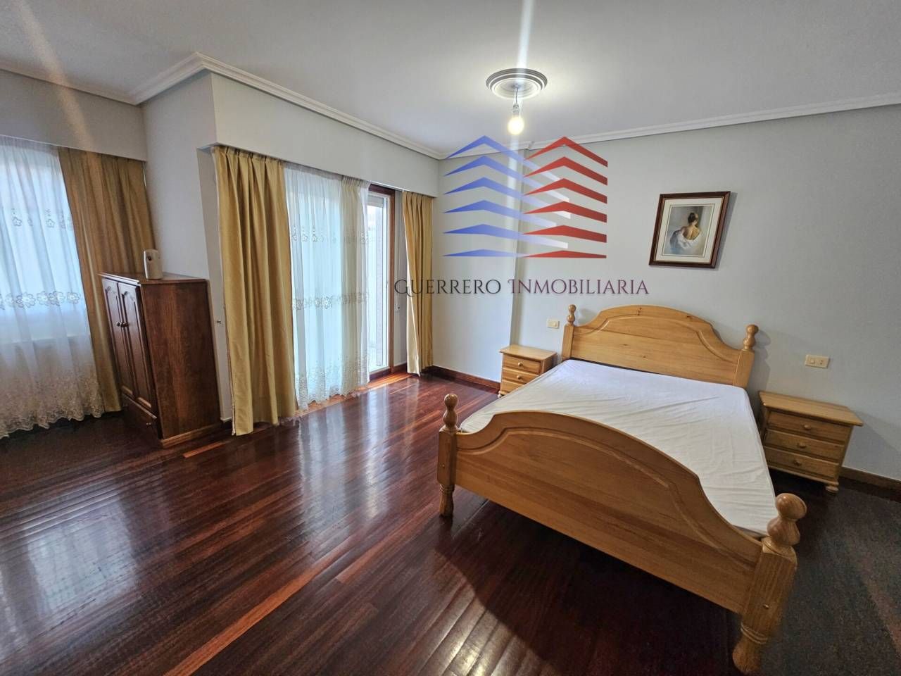Bedroom of Flat to rent in Ourense Capital   with Heating, Parquet flooring and Terrace