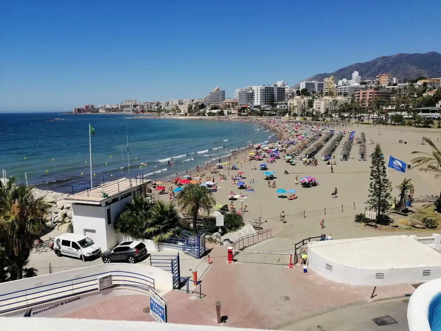 Vista exterior de Piso de alquiler en Benalmádena con Aire acondicionado y Amueblado