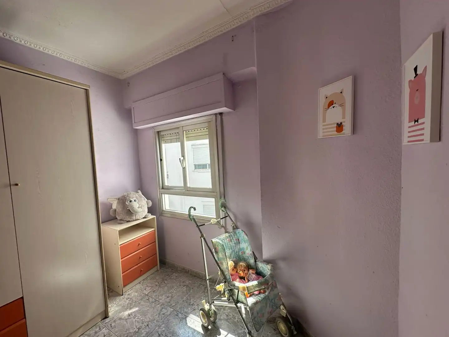 Bedroom of Flat for sale in Torrent  with Air Conditioner and Balcony