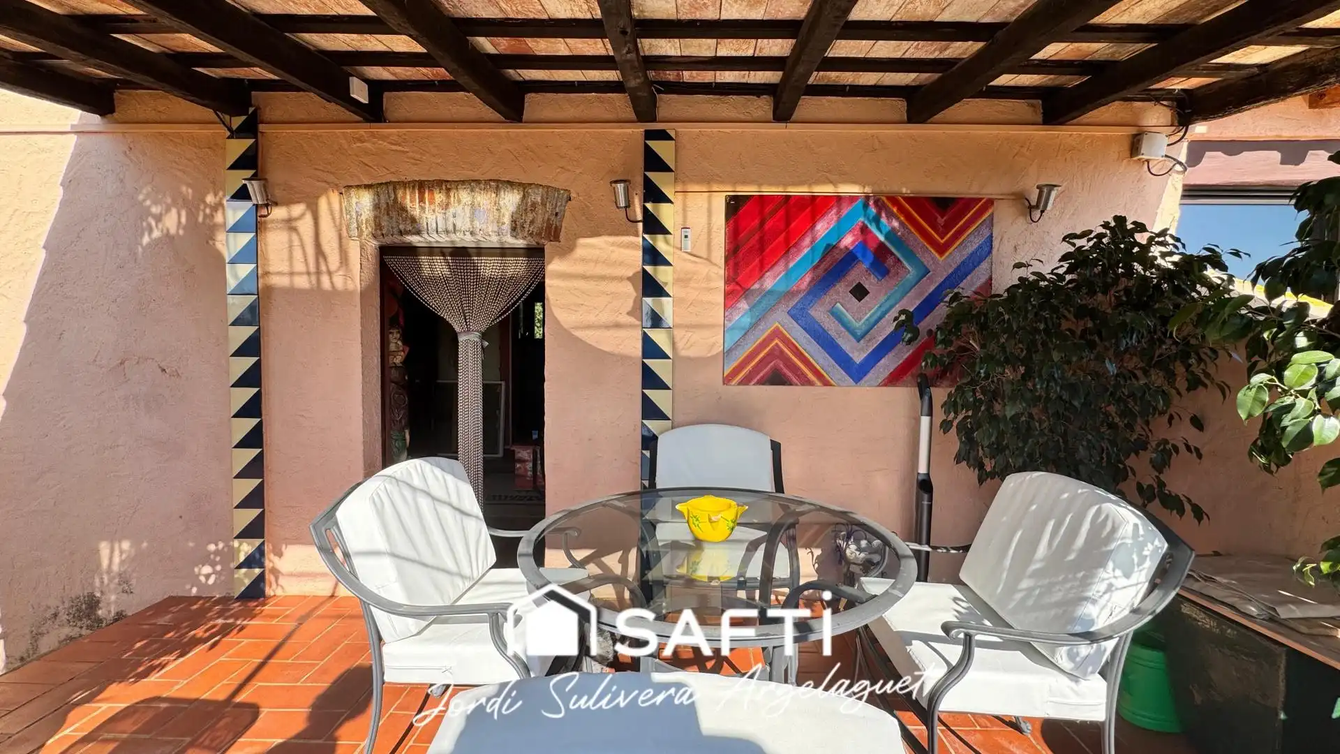 Garden of Detached homes for sale in Cantallops  with Heating, Terrace and Swimming Pool