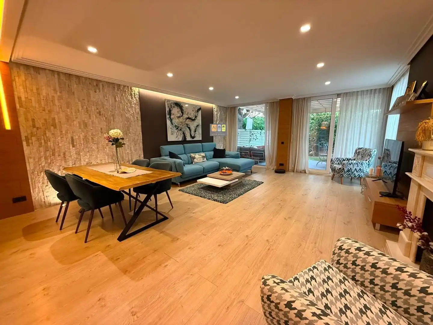Living room of Detached homes for rent in Sant Joan d'Alacant  with Air Conditioner, Heating and Private garden