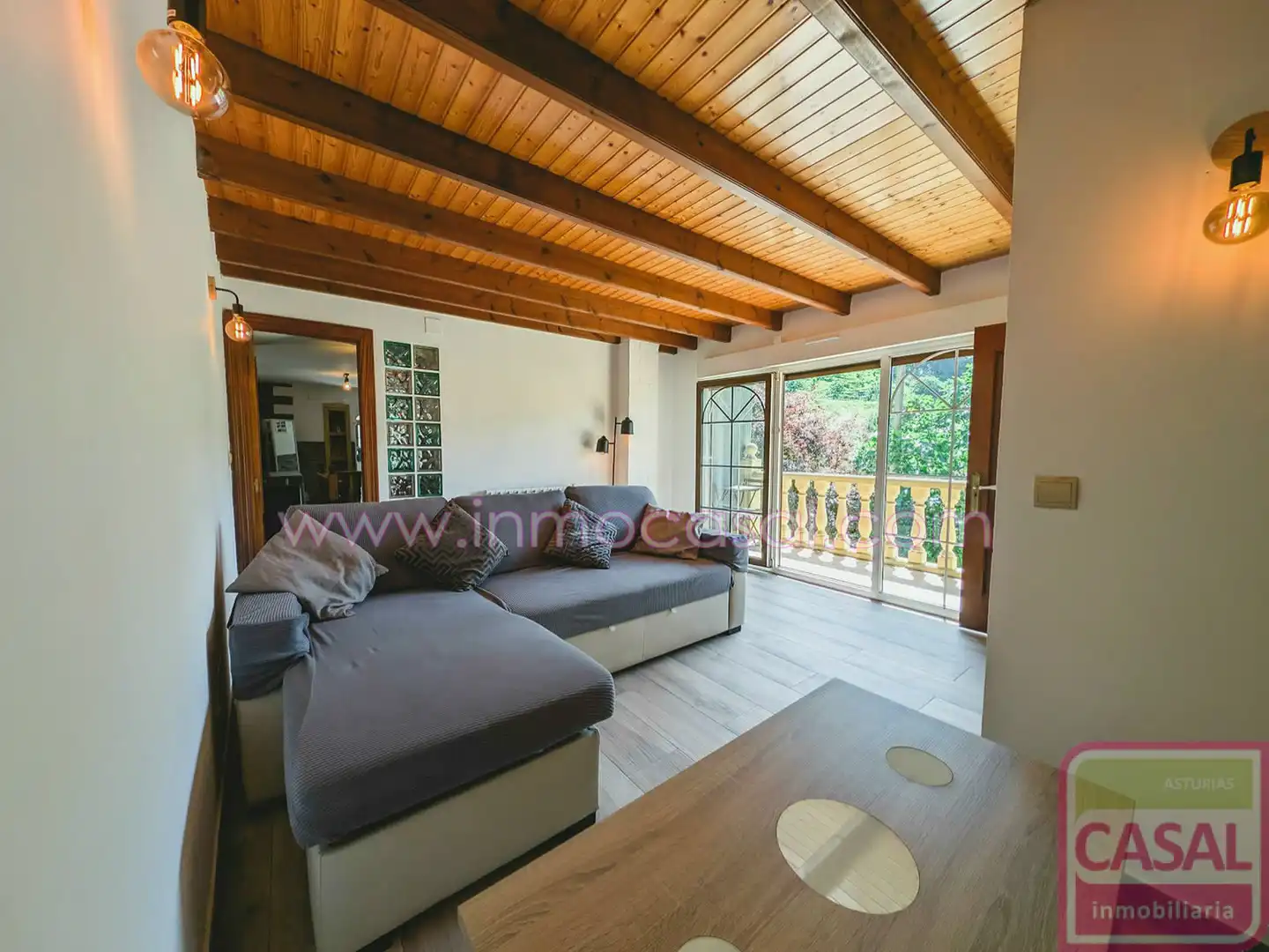 Living room of Houses for sale in San Martín del Rey Aurelio  with Heating, Terrace and Storage room