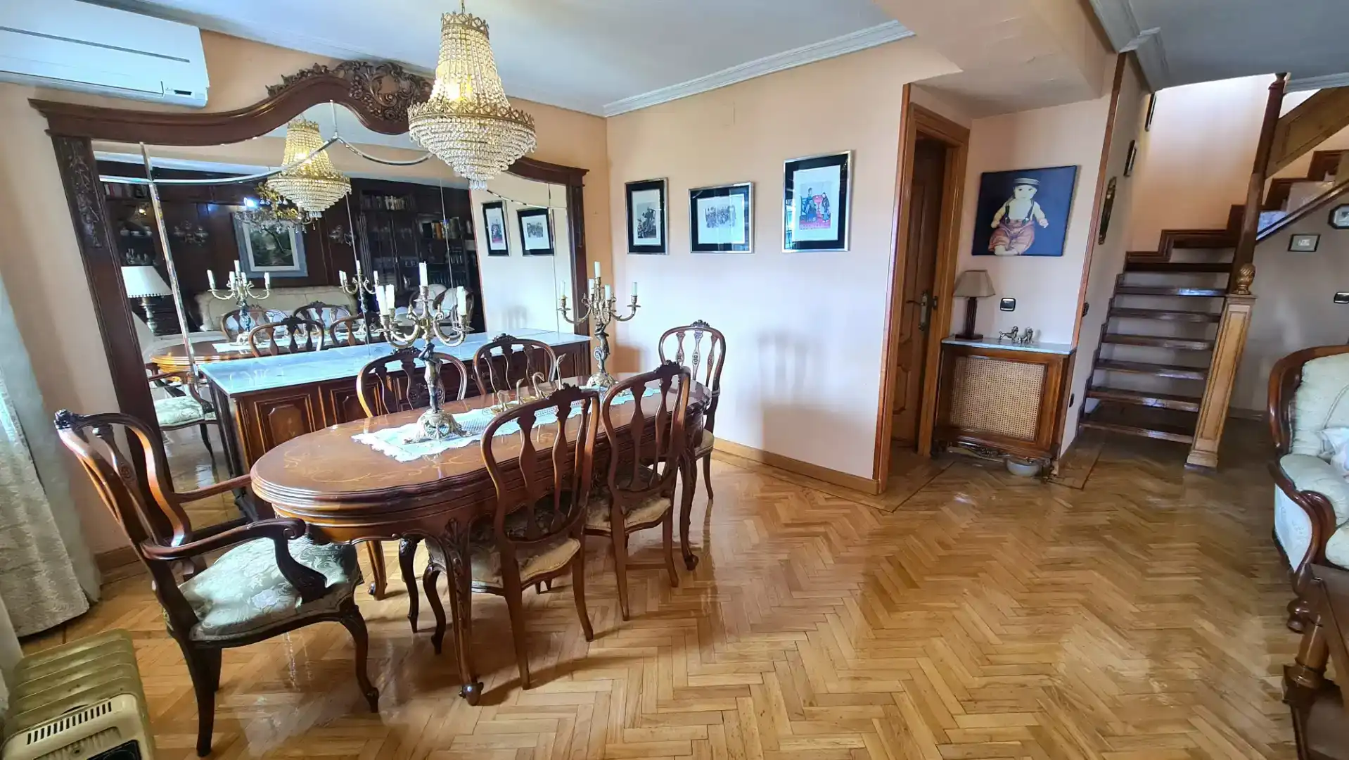 Menjador de Àtic en venda en Alcorcón amb Aire condicionat, Parquet i Moblat