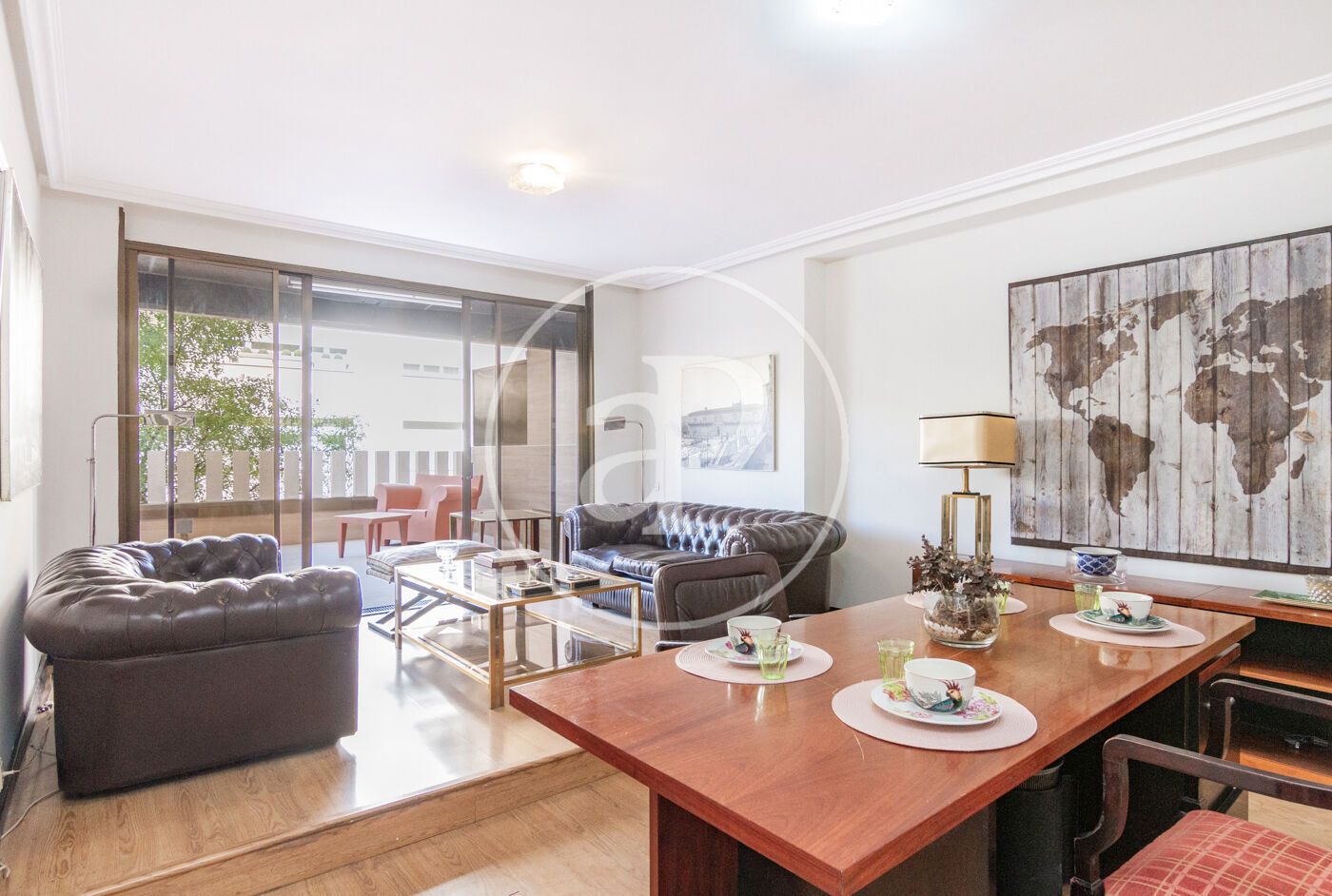 Exterior view of Flat to rent in  Madrid Capital  with Air Conditioner, Heating and Terrace