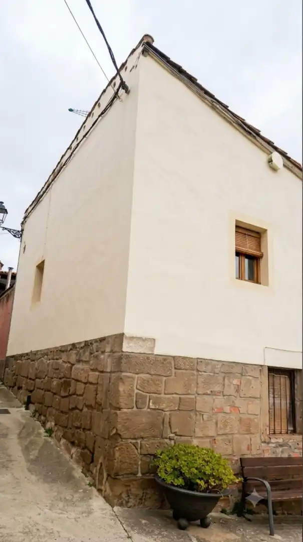 Vista exterior de Finca rústica en venta en Baños de Ebro / Mañueta con Calefacción, Trastero y Amueblado
