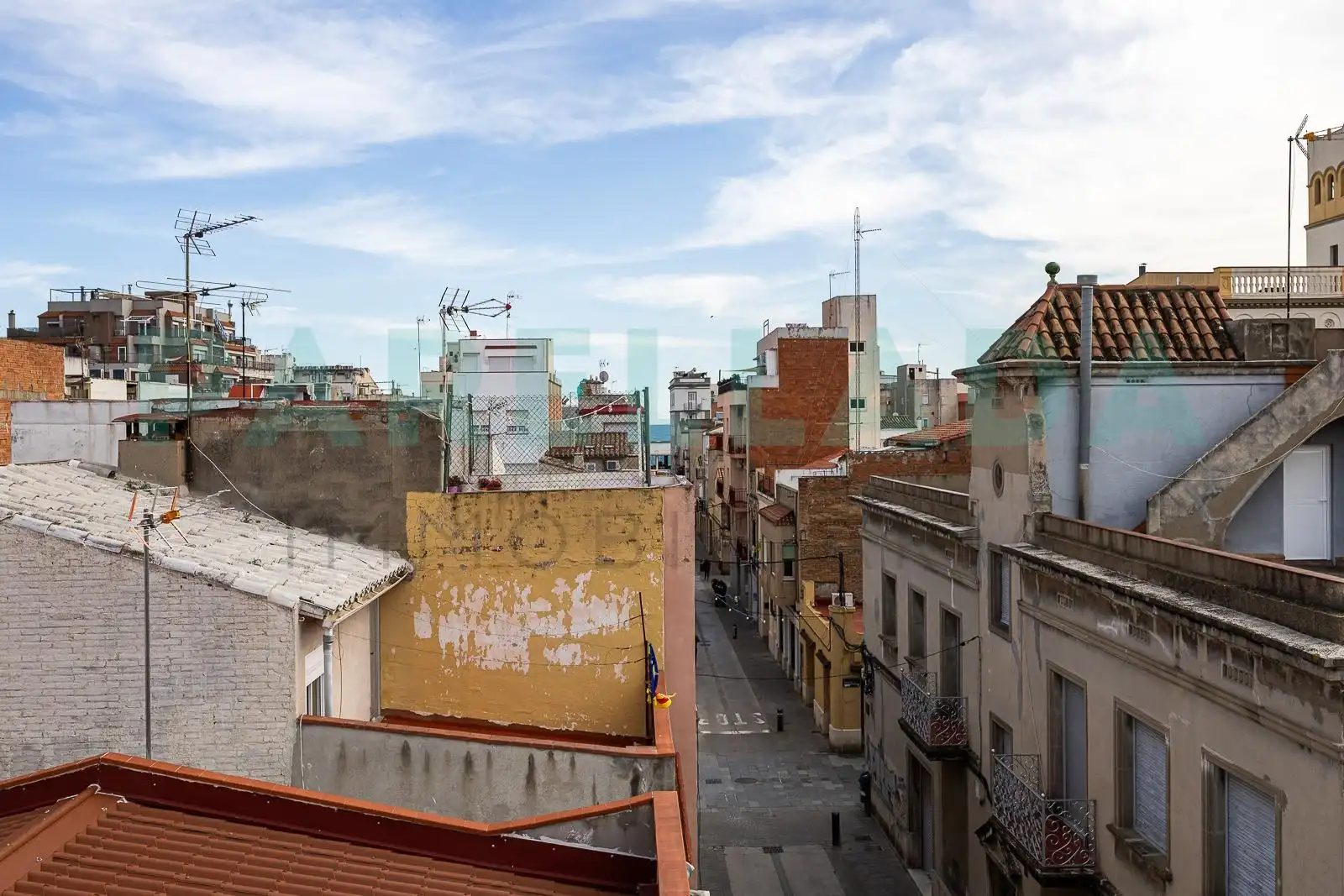 Vista exterior de Dúplex en venda en Badalona amb Aire condicionat, Calefacció i Parquet
