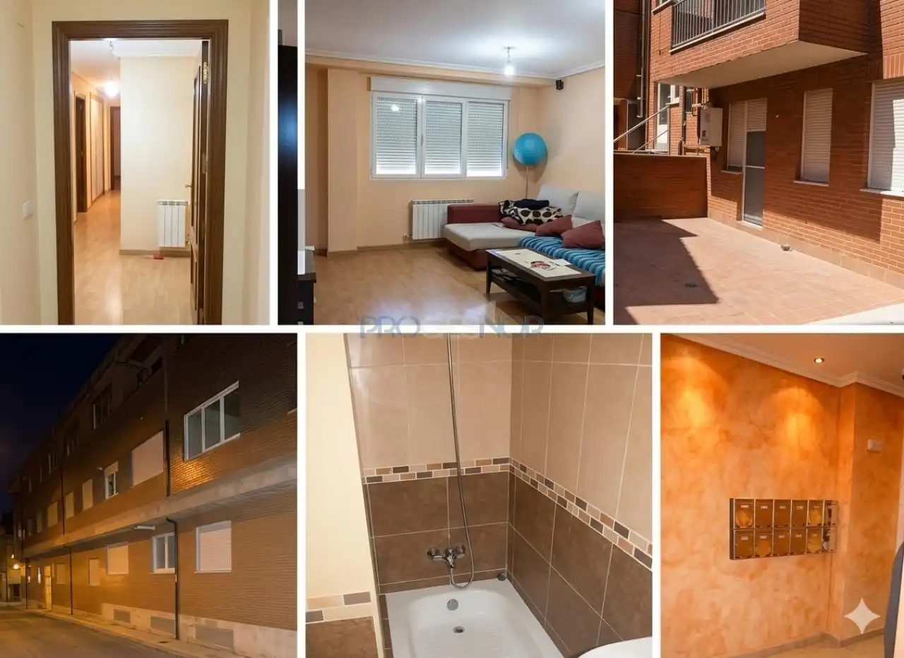 Vista exterior de Piso en venta en San Andrés del Rabanedo con Calefacción, Terraza y Trastero