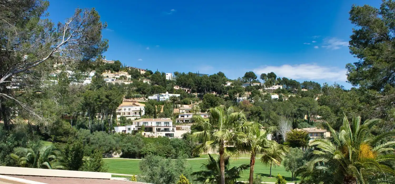 Vista exterior de Casa o xalet en venda en  Palma de Mallorca amb Aire condicionat, Calefacció i Jardí privat