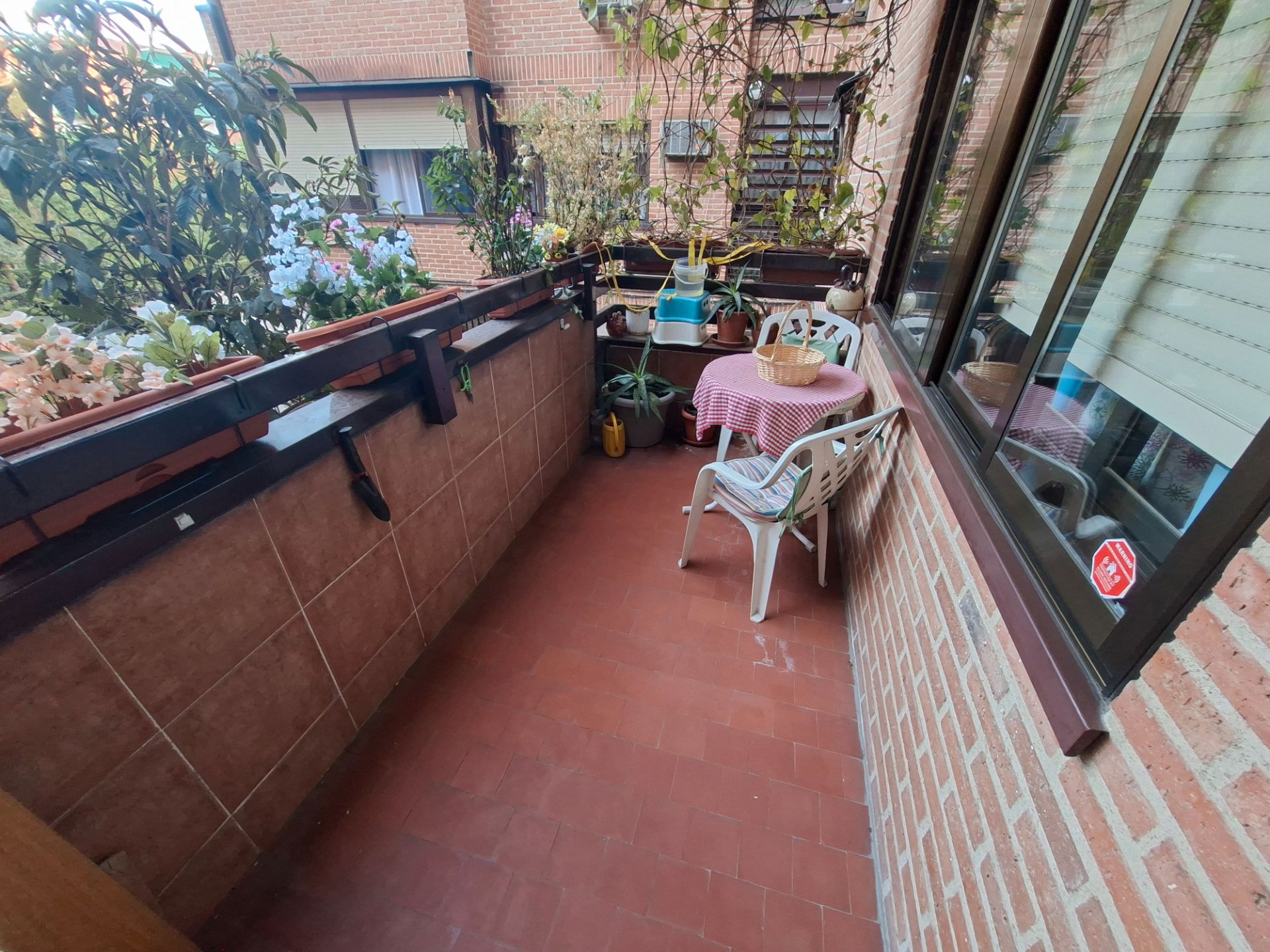 Balcony of Flat for sale in Alcobendas  with Air Conditioner, Heating and Parquet flooring