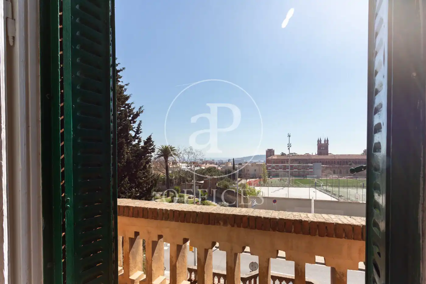 Terrasse von Büro zur Miete in Barcelona mit Heizung