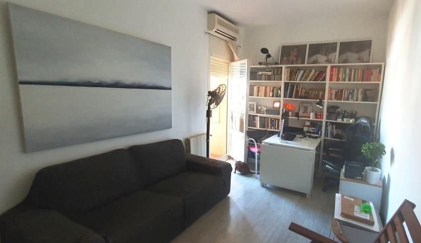 Sala d'estar de Àtic en venda en  Barcelona Capital amb Aire condicionat, Calefacció i Parquet