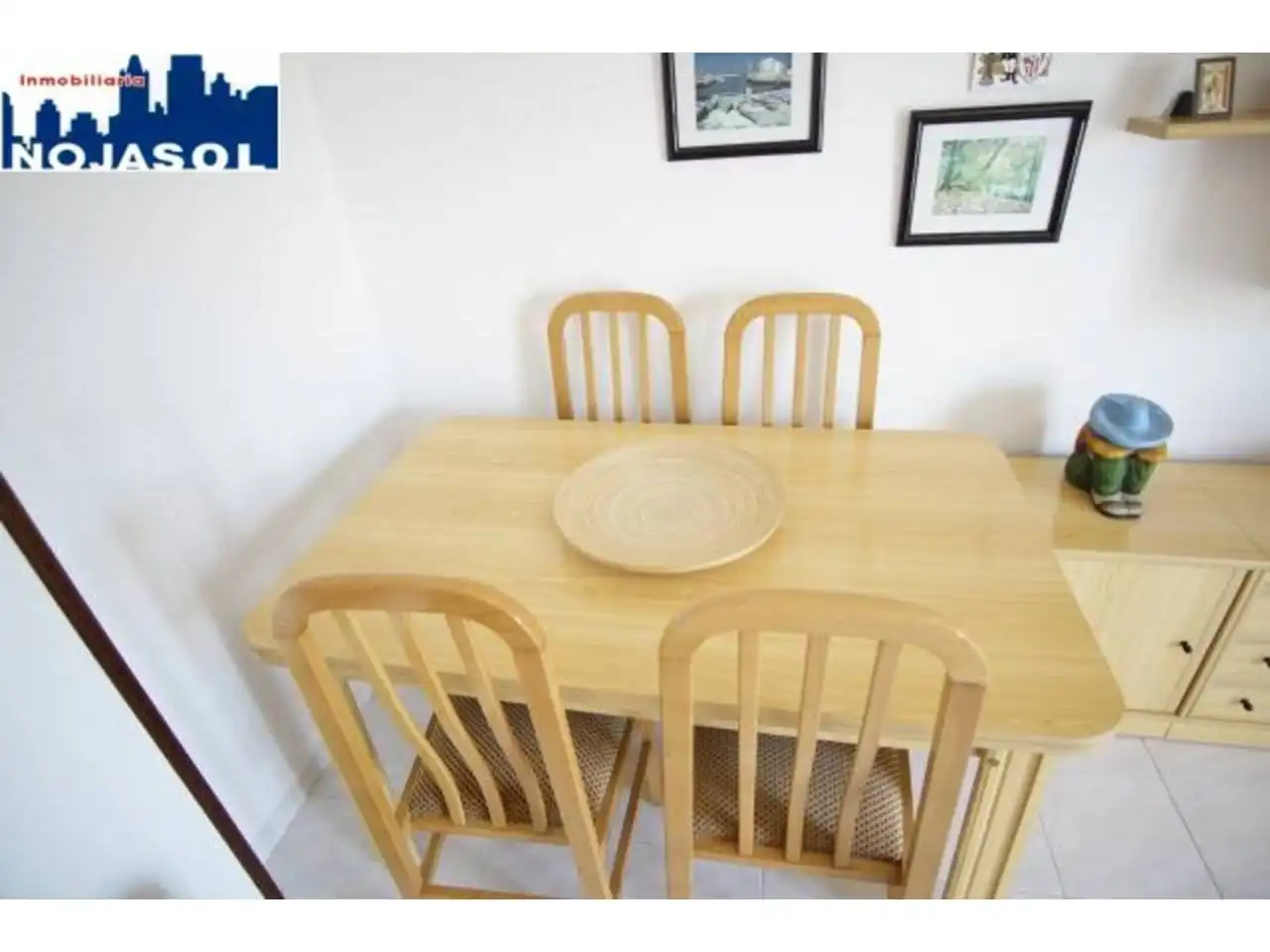 Esszimmer von Dachboden zur Miete in Noja mit Heizung, Terrasse und Möbliert