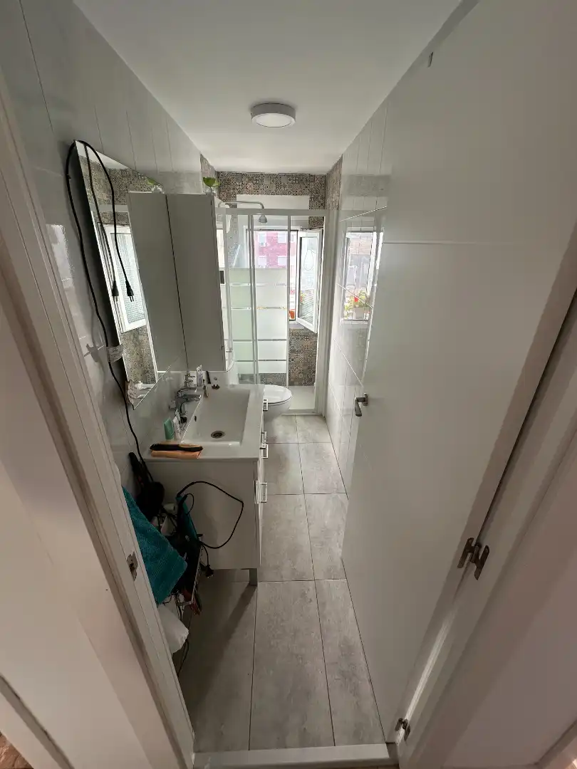 Bathroom of Flat for sale in Zaragoza  with Heating, Parquet flooring and Terrace