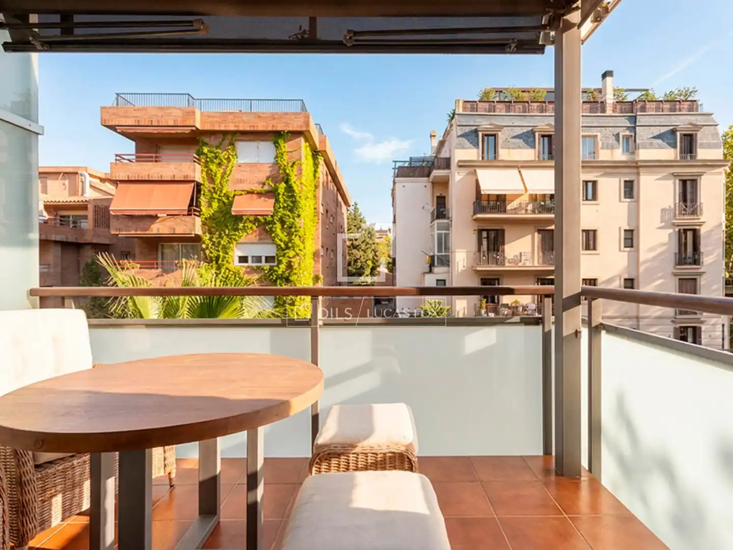Terraza de Piso de alquiler en Sarrià - Sant Gervasi