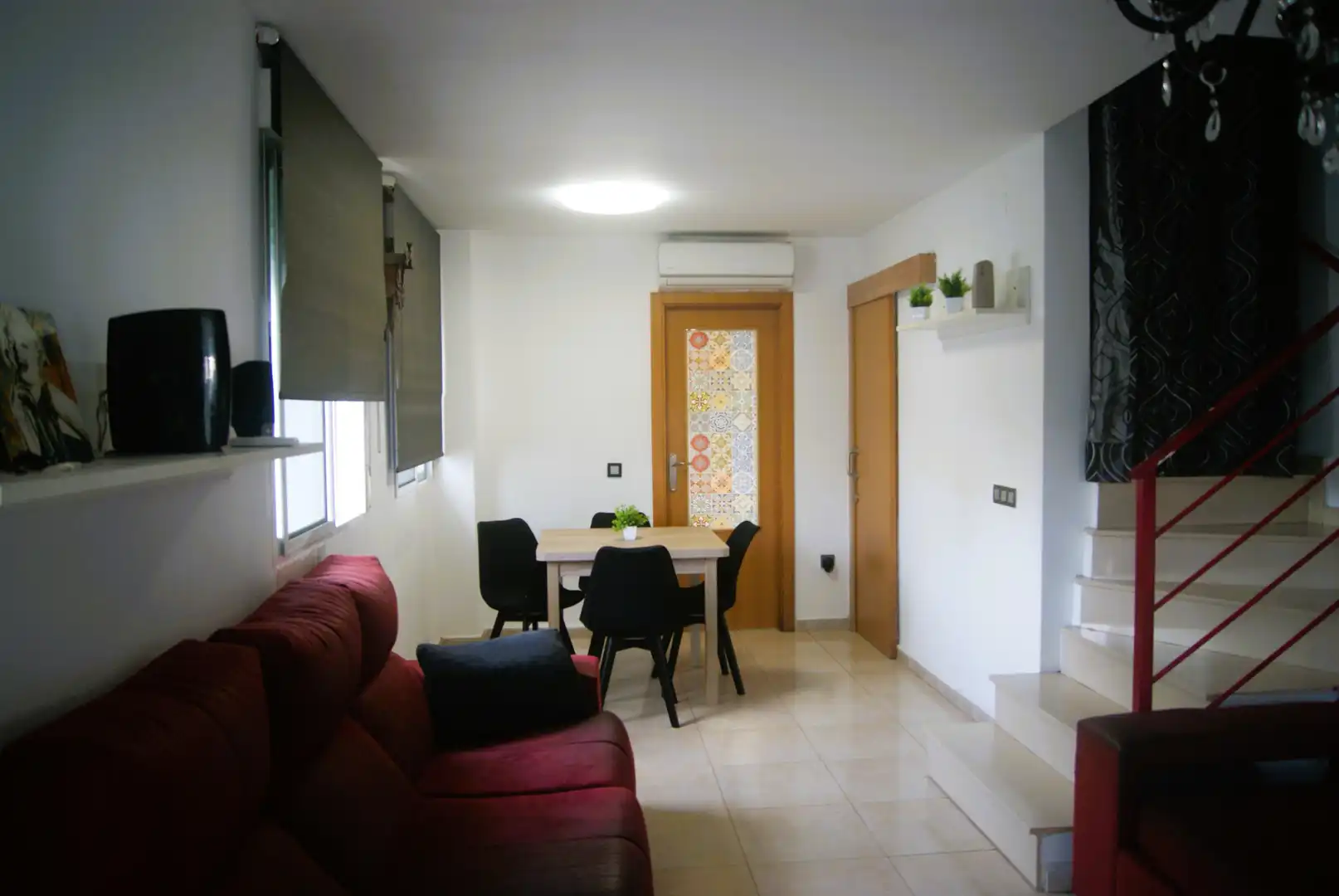 Sala d'estar de Casa adosada en venda en Almazora / Almassora amb Aire condicionat, Terrassa i Piscina comunitària