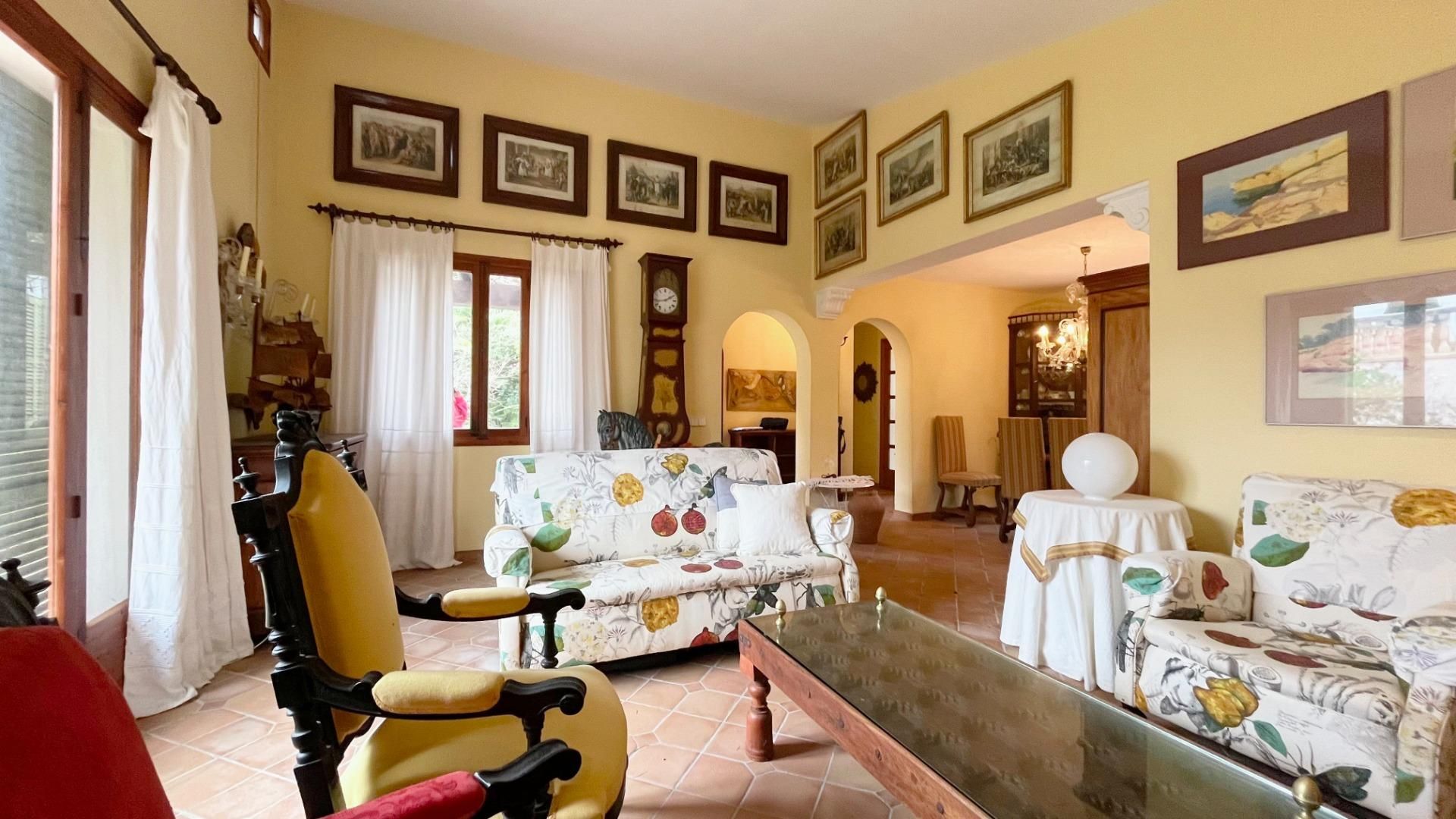 Sala de estar de Casa o chalet en venta en Pollença con Jardín privado, Terraza y Trastero