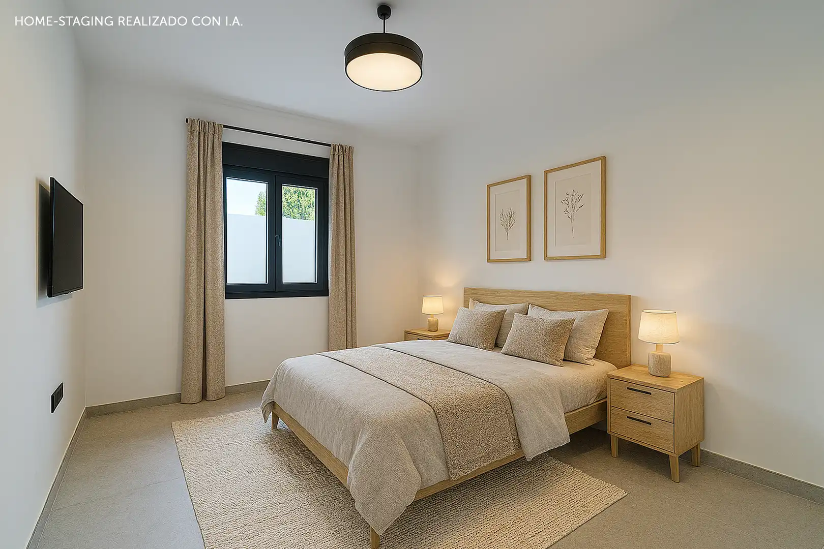 Schlafzimmer von Haus oder Chalet zum Verkauf in Mijas mit Heizung, Privatgarten und Terrasse