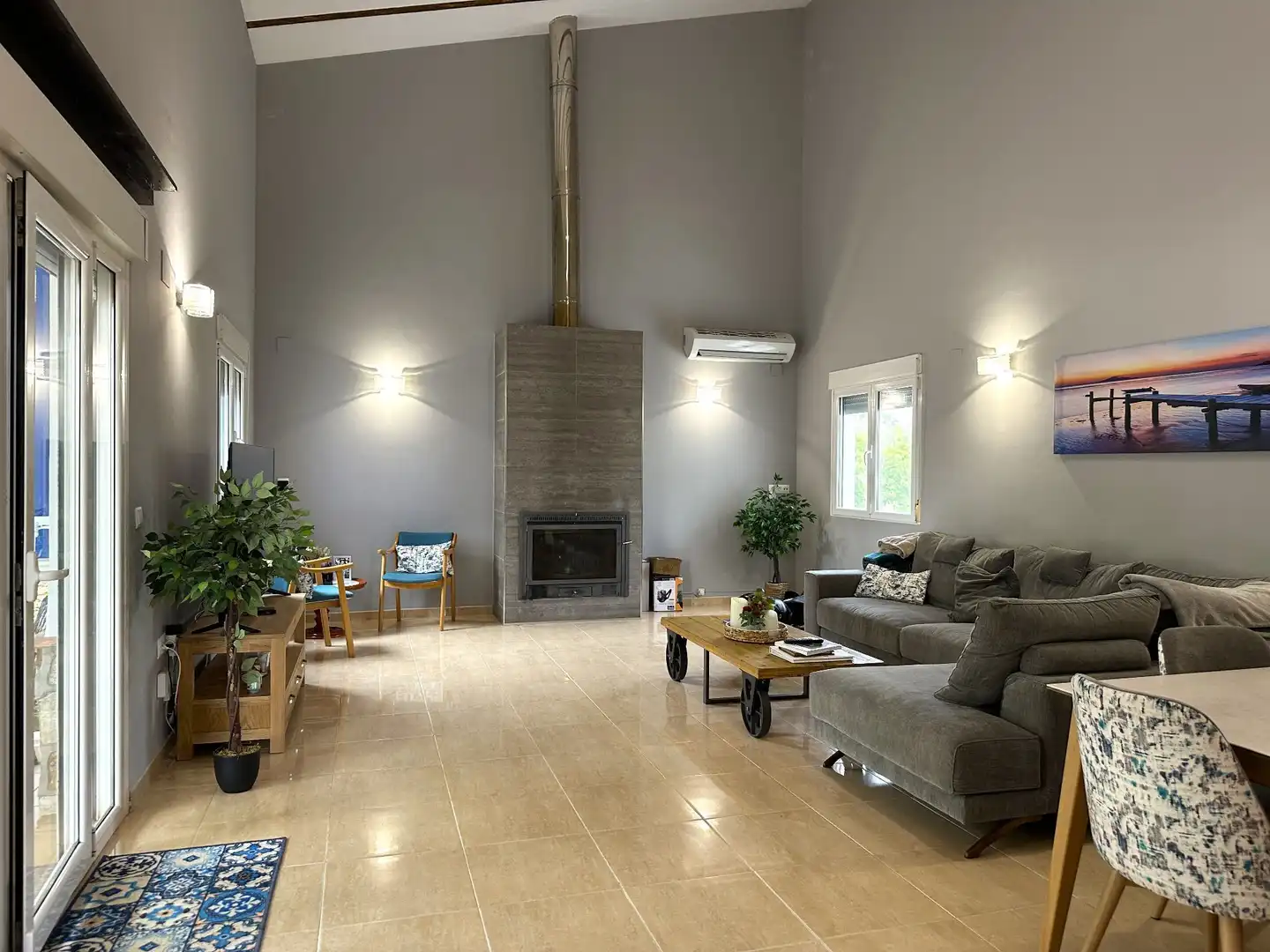 Sala de estar de Casa o chalet en venta en Ontinyent con Aire acondicionado, Calefacción y Jardín privado