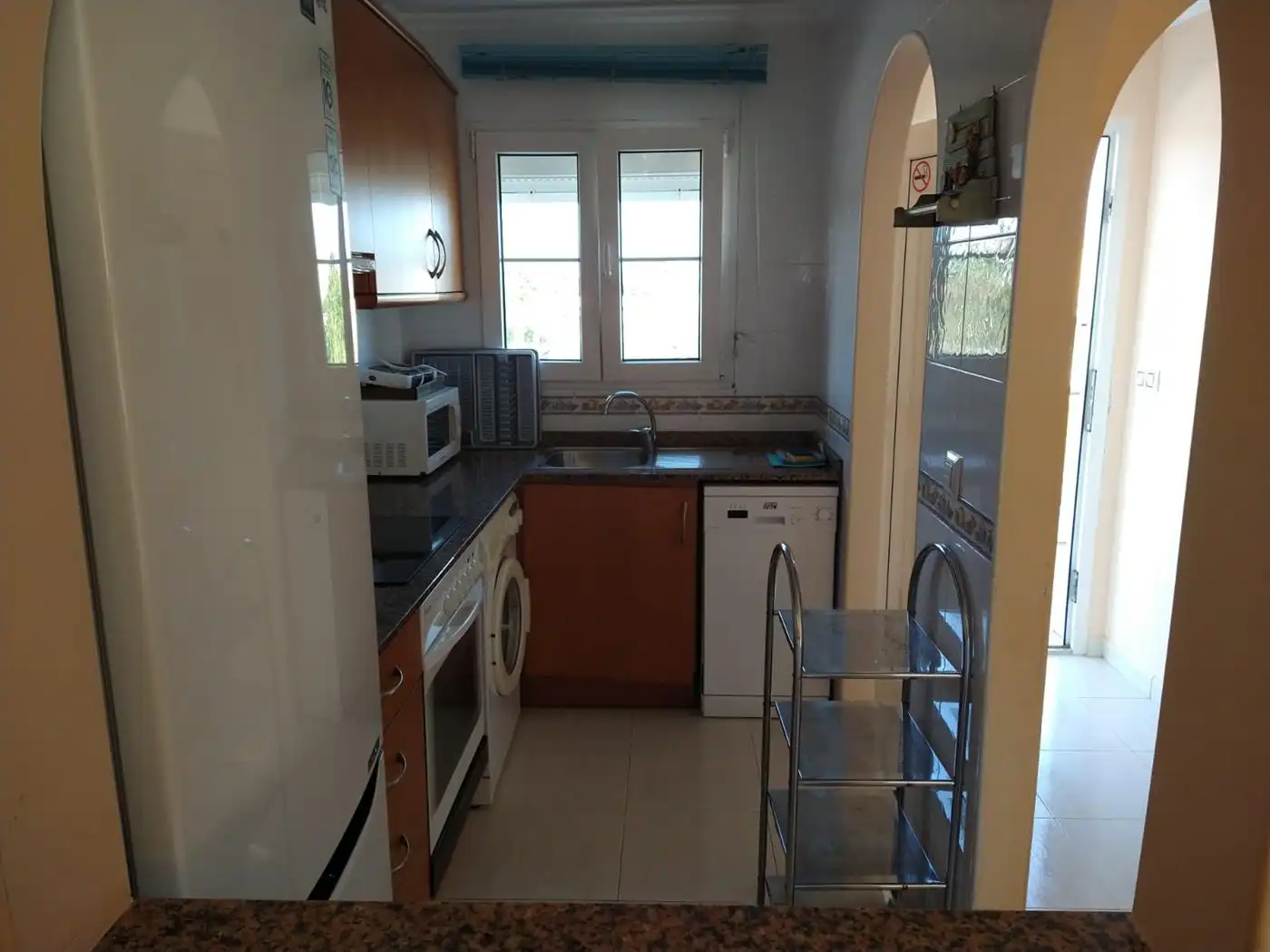 Cocina de Dúplex de alquiler en Oliva con Aire acondicionado, Calefacción y Terraza