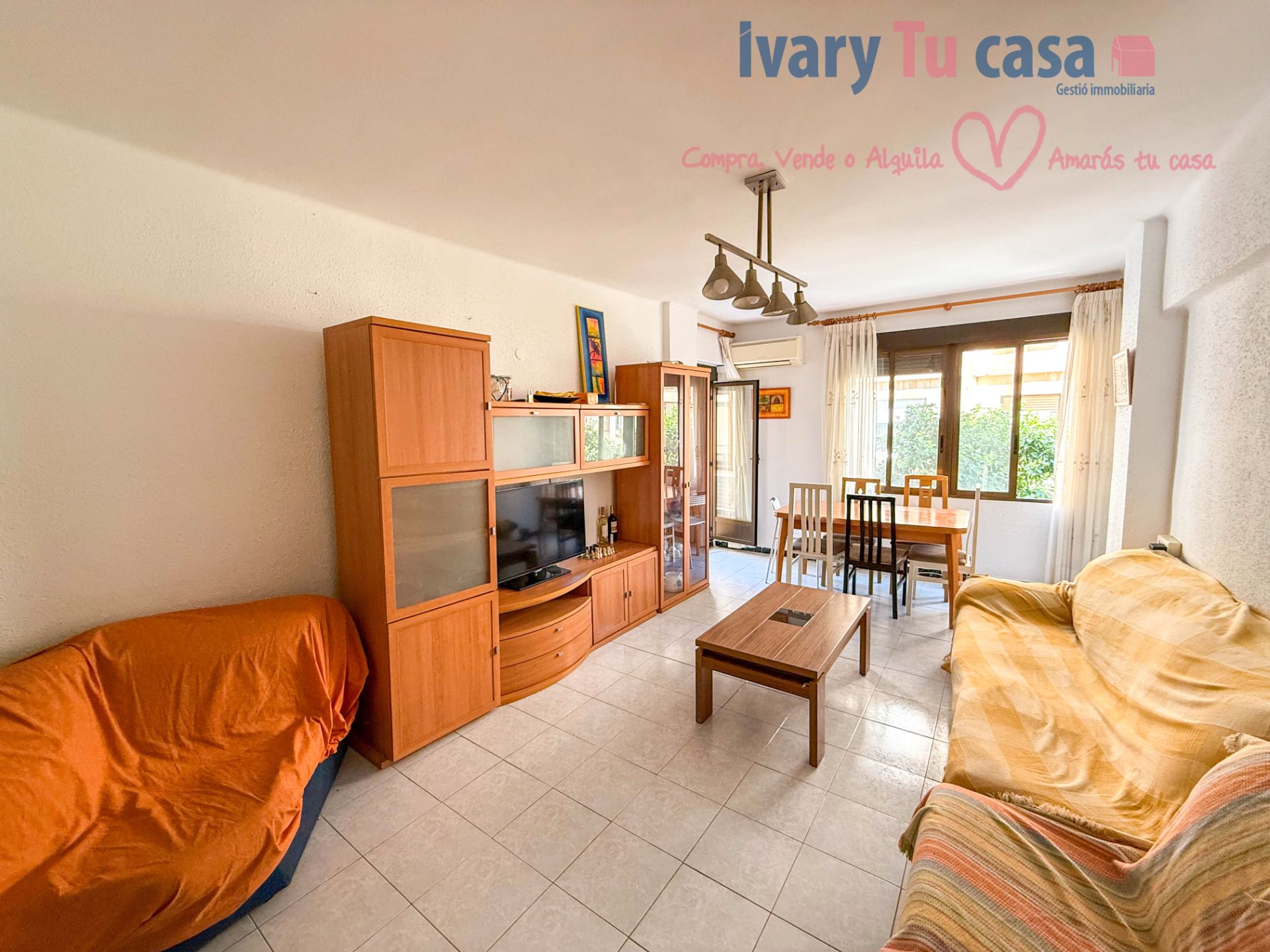 Living room of Flat for sale in Castellón de la Plana / Castelló de la Plana  with Air Conditioner, Terrace and Balcony