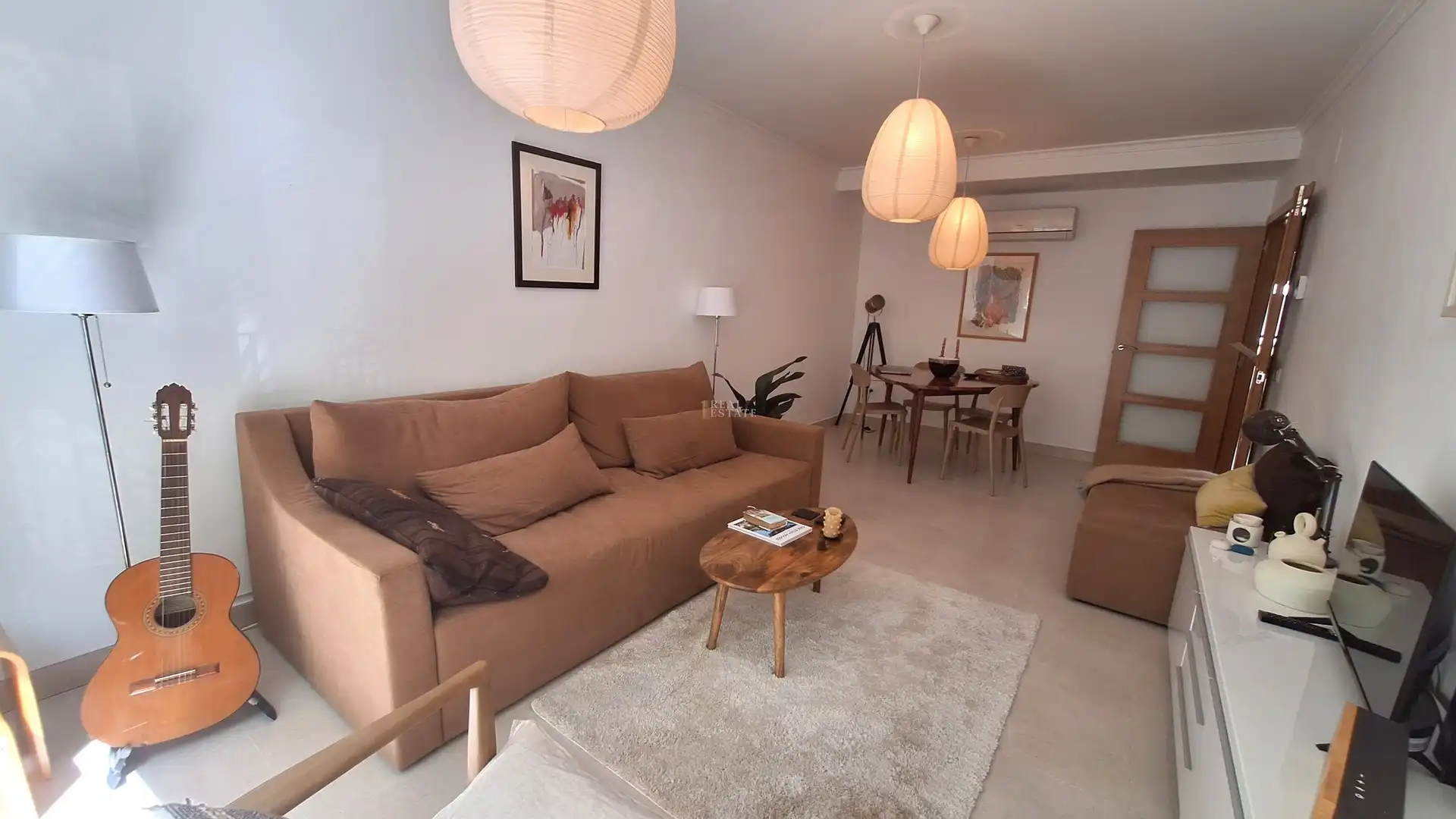 Living room of Flat for sale in Jávea / Xàbia  with Air Conditioner, Terrace and Swimming Pool