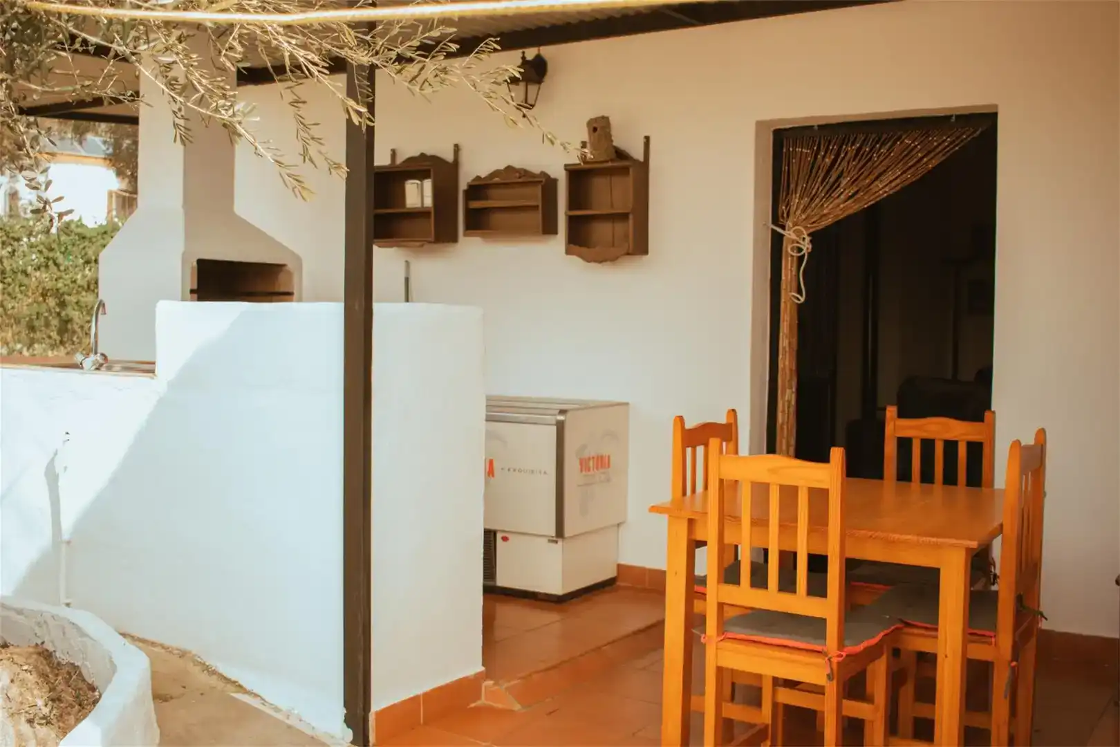Cuina de Casa o xalet en venda en Jerez de los Caballeros amb Aire condicionat, Jardí privat i Traster