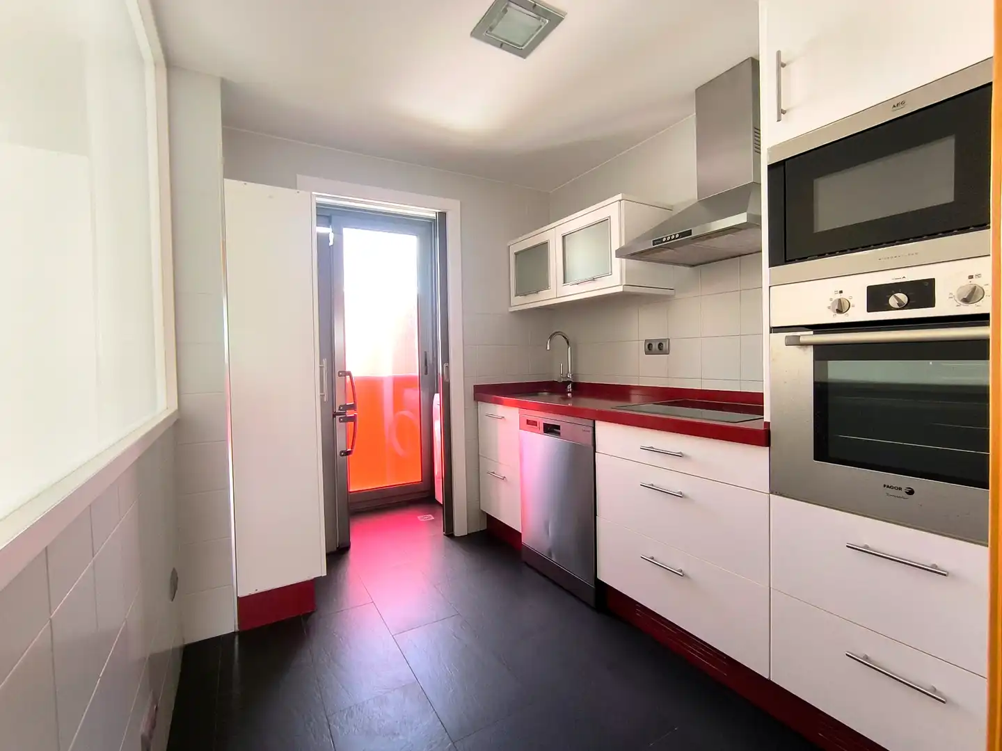 Kitchen of Flat for sale in Carballo  with Heating, Parquet flooring and Storage room