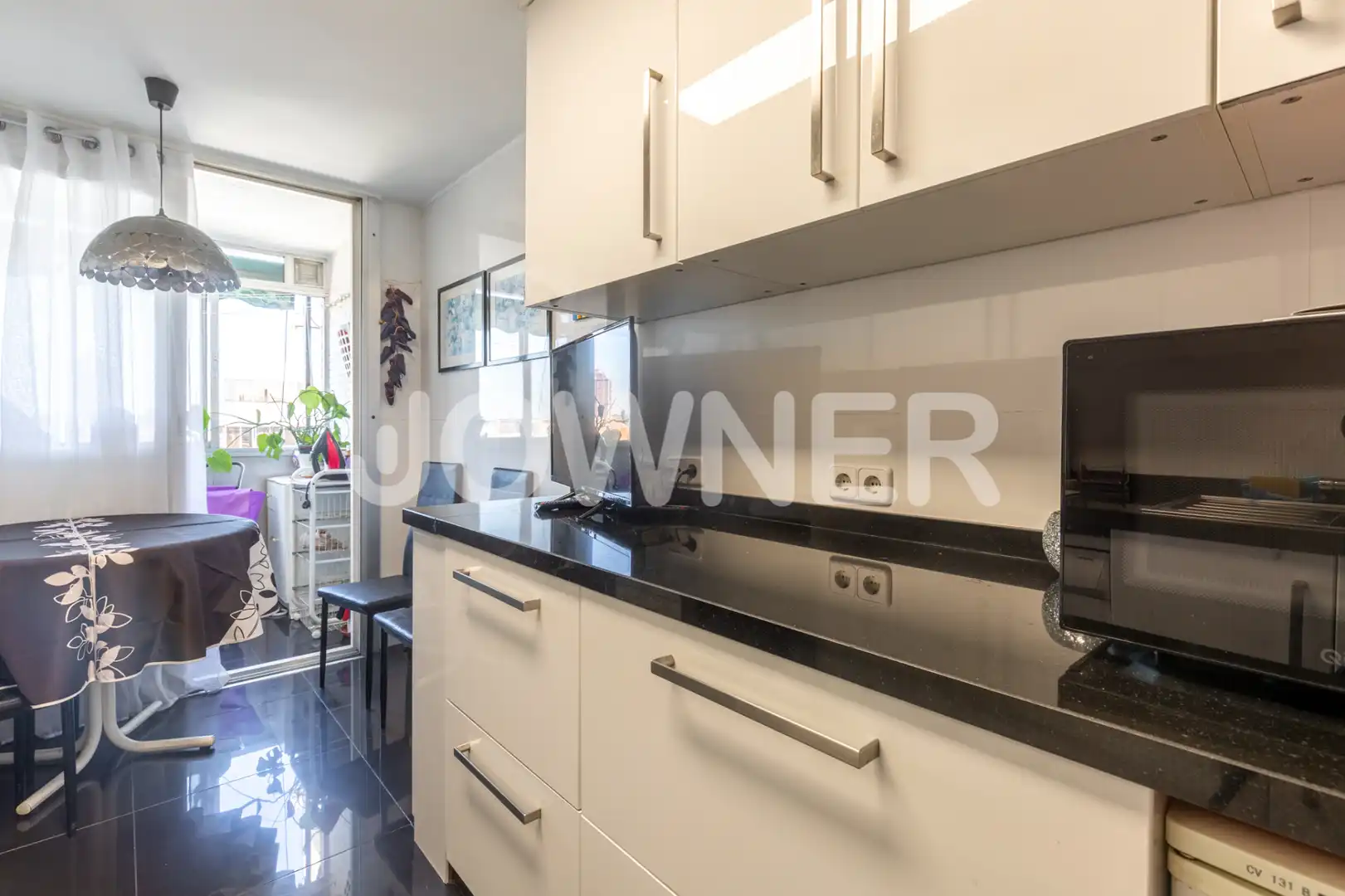 Kitchen of Flat for rent in Madrid  with Air Conditioner, Heating and Furnished