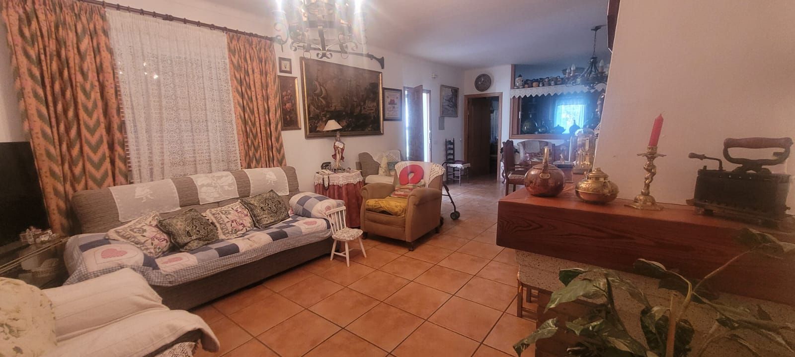 Sala de estar de Finca rústica en venta en Algaida con Jardín privado y Piscina