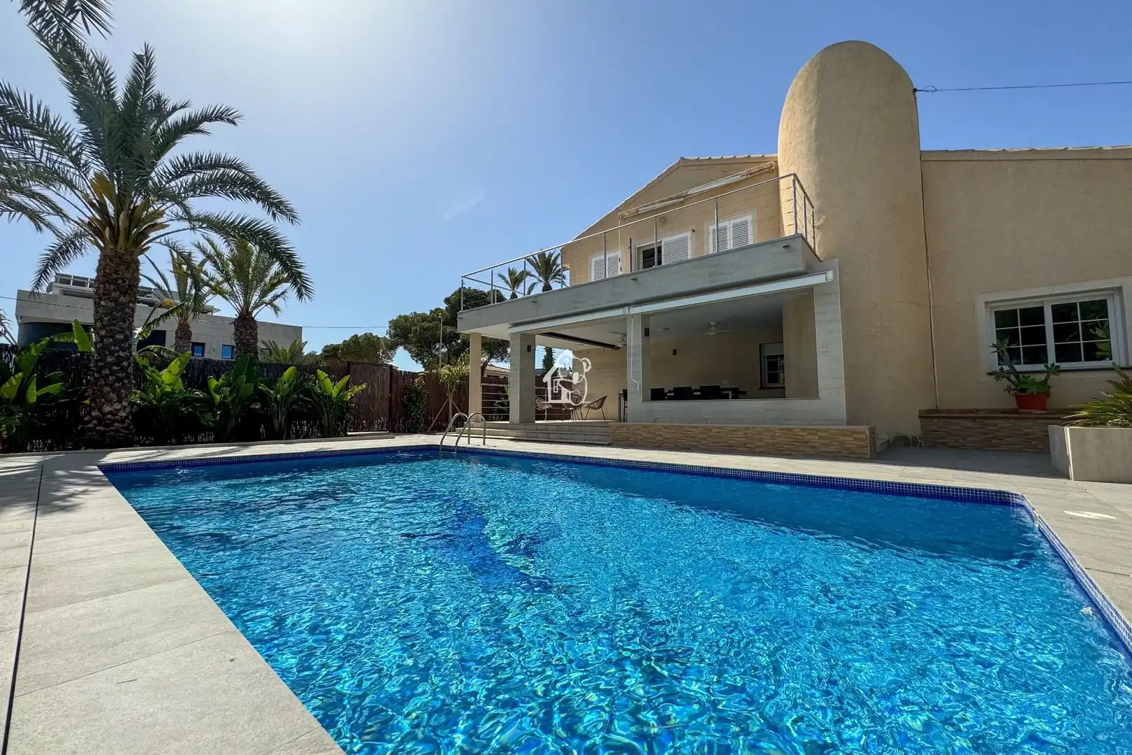 Piscina de Casa o xalet de lloguer en Orihuela amb Aire condicionat, Jardí privat i Terrassa