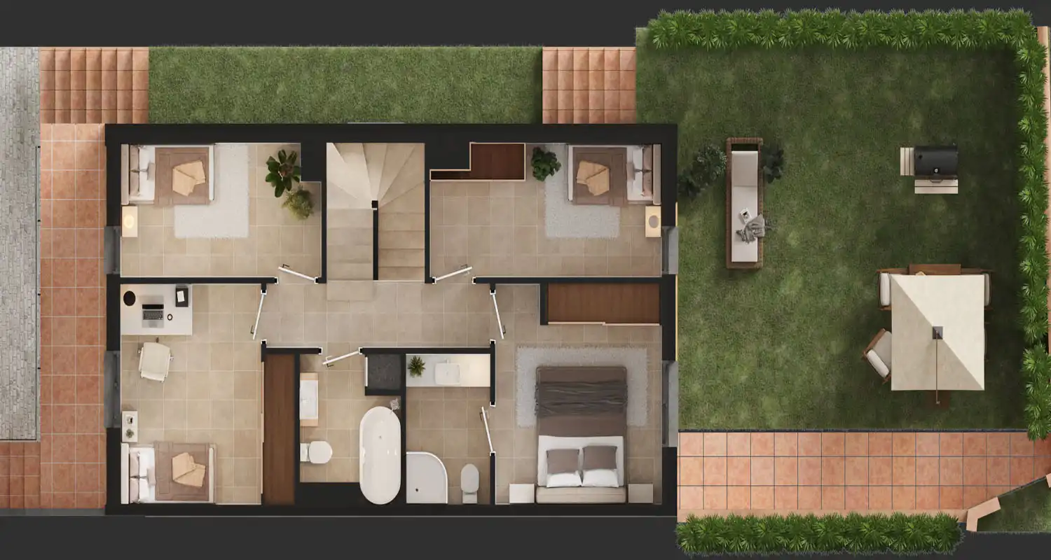 Casa adosada en venda en Arbúcies amb Jardí privat, Terrassa i Traster