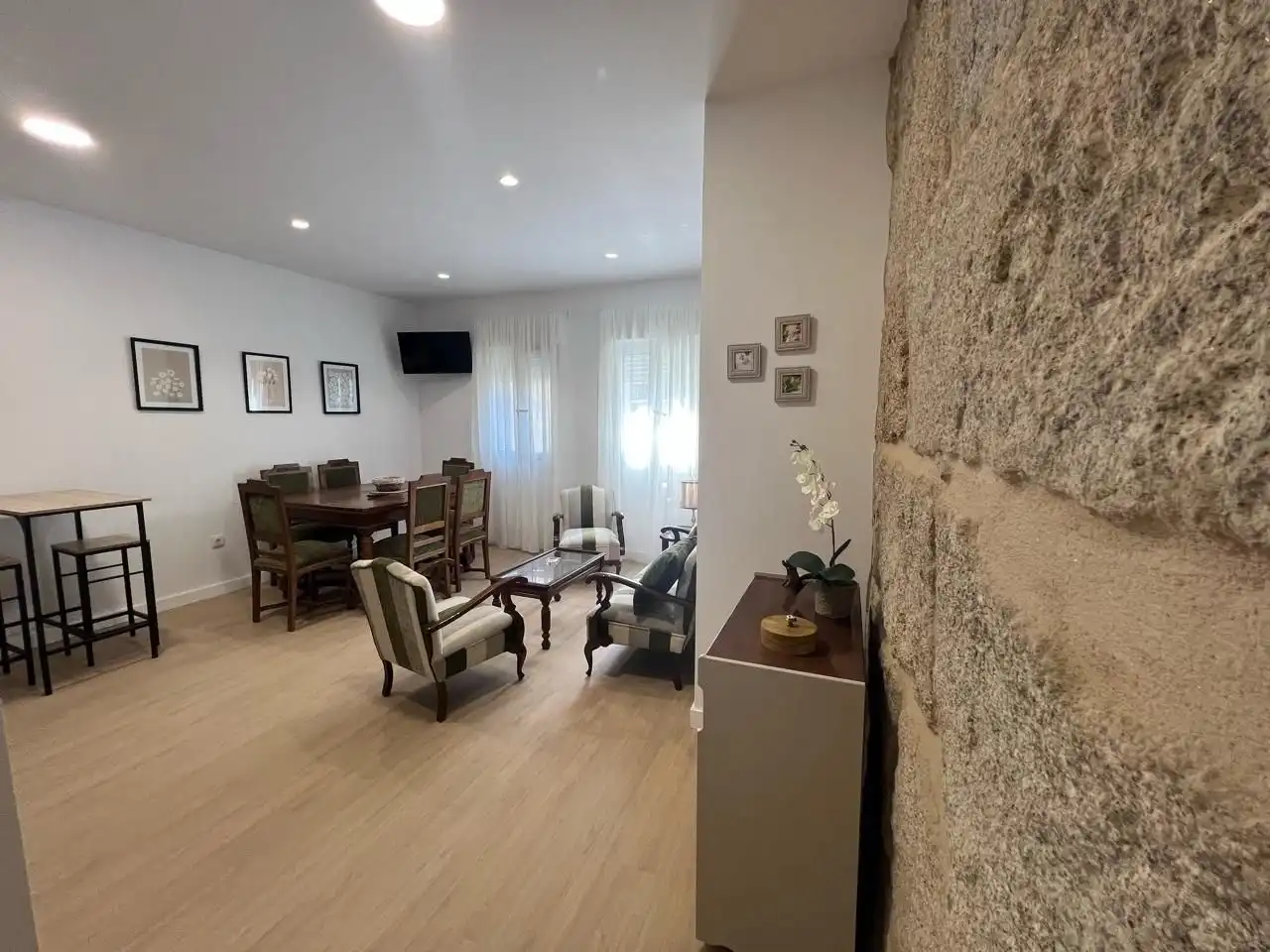 Sala de estar de Piso para compartir en Ourense Capital  con Calefacción, Amueblado y Balcón