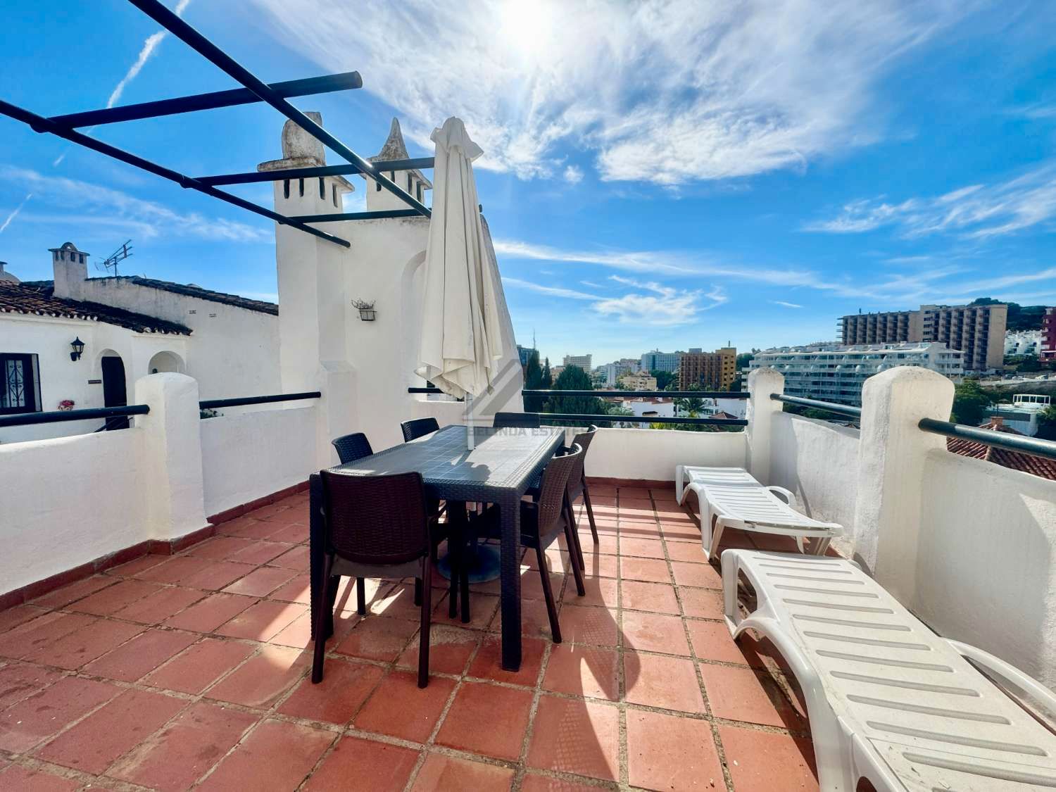 Terrace of Apartment for sale in Benalmádena  with Air Conditioner, Terrace and Swimming Pool
