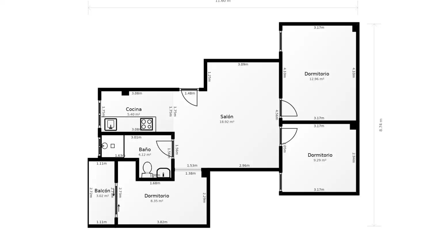 Wohnung zum Verkauf in Foios mit Klimaanlage und Balkon