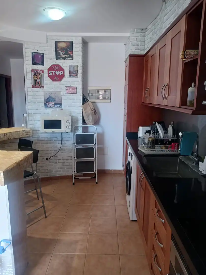 Cocina de Apartamento en venta en San Miguel de Abona con Terraza, Piscina y Amueblado