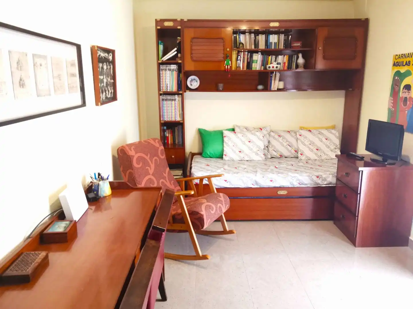 Sala de estar de Piso de alquiler en Águilas con Terraza, Amueblado y Horno