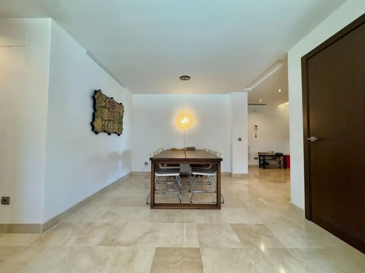 Comedor de Planta baja de alquiler en Ojén con Aire acondicionado, Jardín privado y Terraza