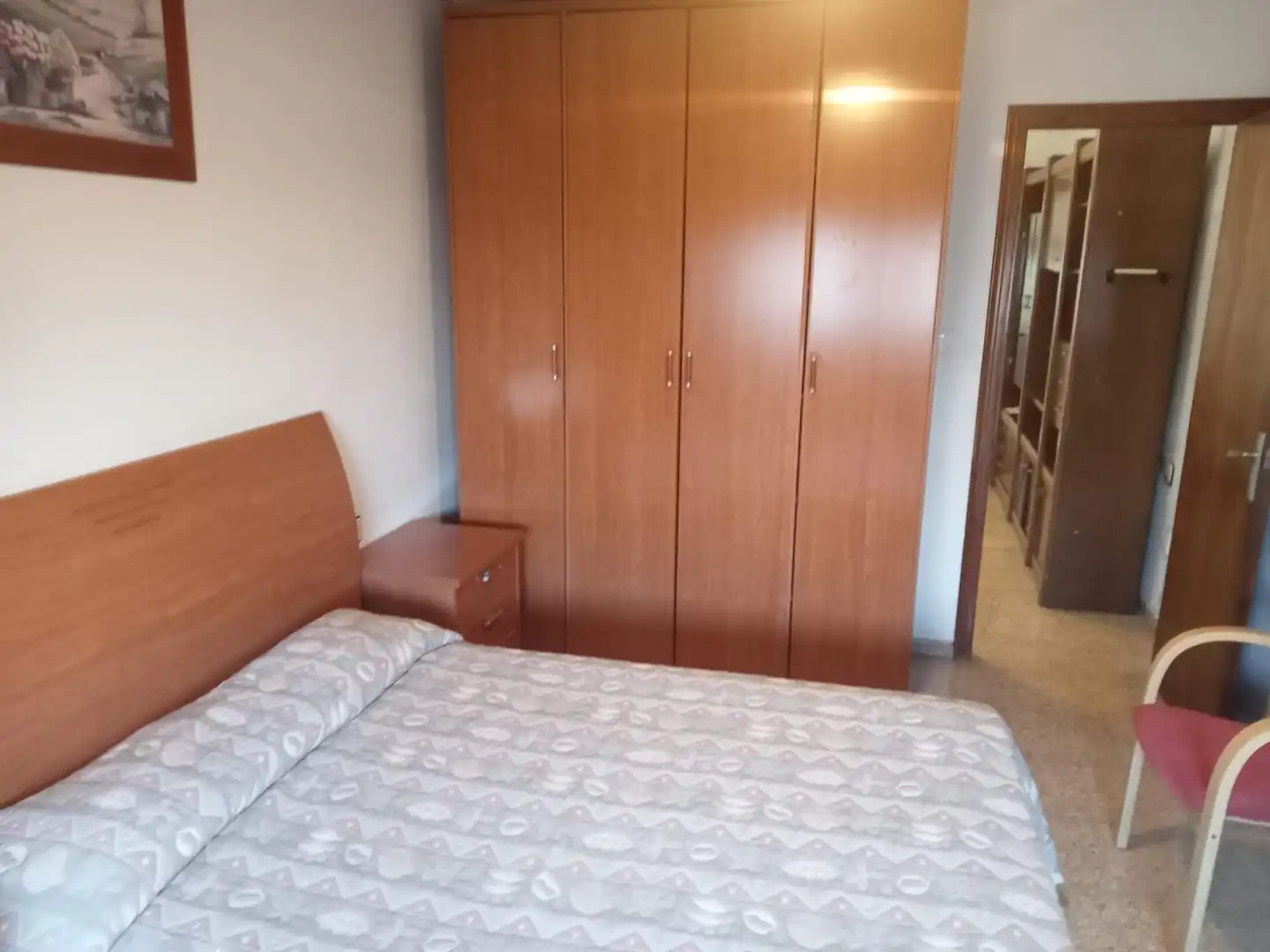 Bedroom of Flat for sale in Valencia  with Air Conditioner, Private garden and Furnished