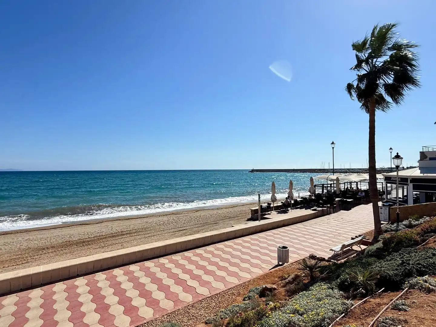 Exterior view of Flat for sale in Roquetas de Mar  with Air Conditioner, Terrace and Furnished