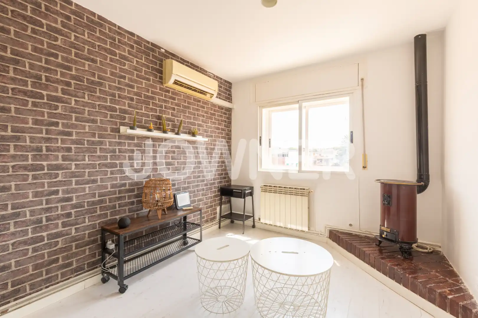 Sala de estar de Ático de alquiler en Pozuelo de Alarcón con Aire acondicionado, Terraza y Amueblado